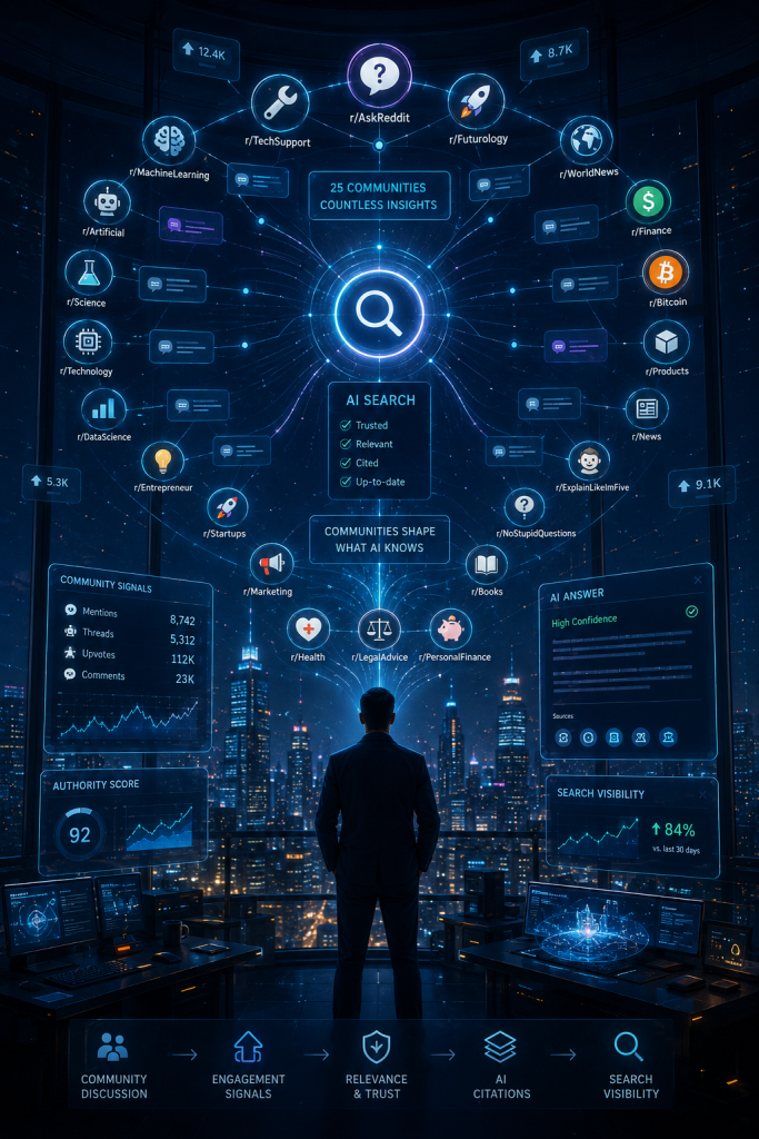 Subreddits That Influence AI Search Results